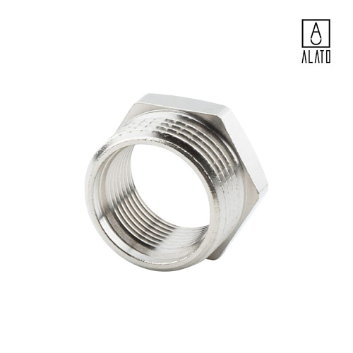 Футорка НР-ВР, никелированная, 0122-2515, 1&amp;quot; х 1/2&amp;quot;