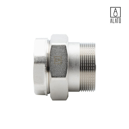 Американка прямая ВР-НР, никелированная, 0131-5050, 2&amp;quot;