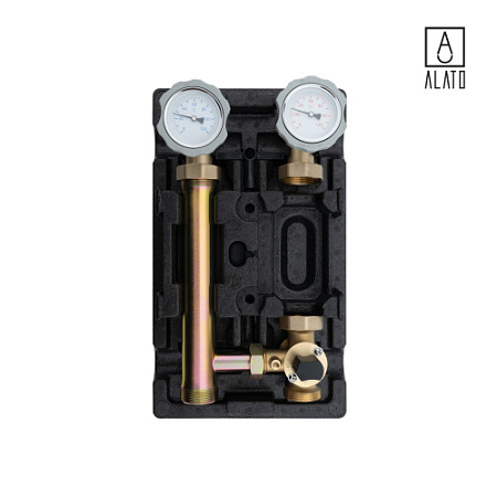 Насосная группа с 3-х ходовым приводным смесителем 1" без насоса, 0909-2525,  1"