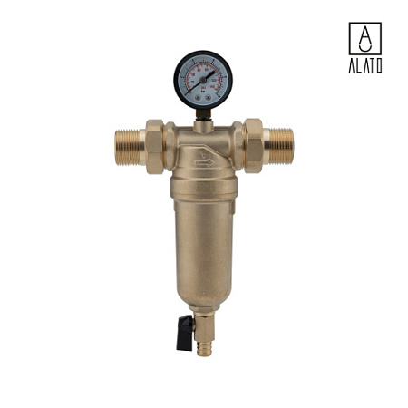 Фильтр промывной для горячей воды, 0802-2525, 1"