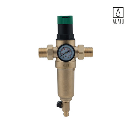 Фильтр со встроенным редуктором давления для горячей воды, 0806-2020, 3/4"