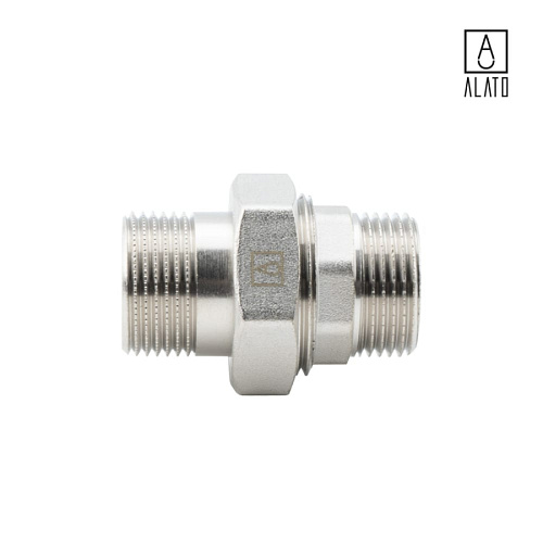 Американка прямая НР-НР, никелированная, 0132-2525, 1&amp;quot; 