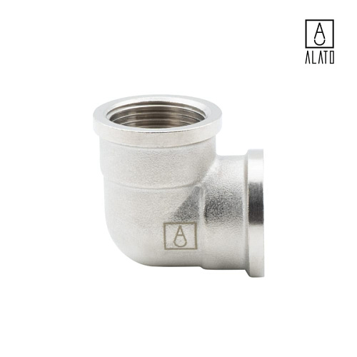 Угольник 90° ВР-ВР, никелированный, 0106-1515, 1/2&amp;quot; 