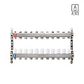 Коллектор без расходомеров ALATO 0302-0011, 1&amp;quot; x 3/4&amp;quot; x 11-вых