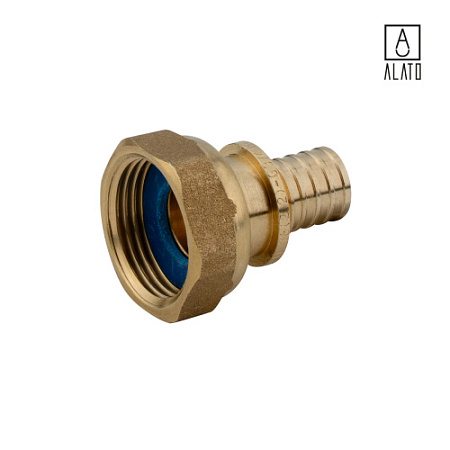 Переходник с накидной гайкой под плоское уплотнение, 1015-1620, 16 x G 3/4"