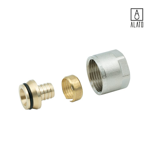 Фитинг компрессионный для труб PE-X 0307-1622, 16 х 2,2 х 3/4&amp;quot;