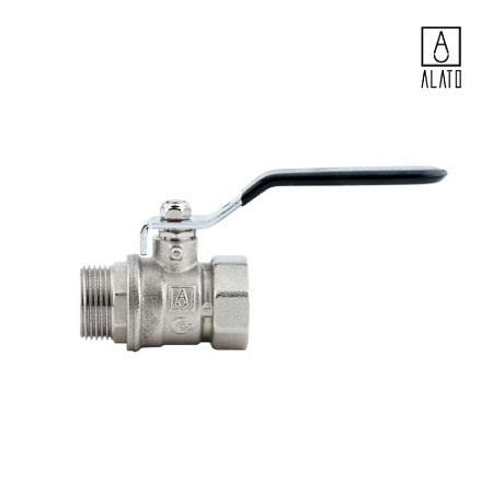 Кран шаровой, неполнопроходной, ВР/НР, ручка рычаг 0204-2020, 3/4" x 3/4"