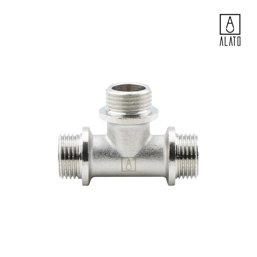 Тройник НР-НР-НР, никелированный, 0113-1515, 1/2&amp;quot; 