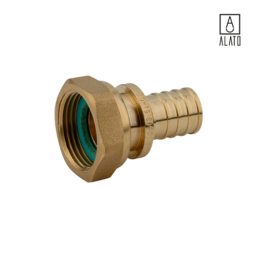 Переходник с накидной гайкой под плоское уплотнение, 1015-2525, 25 x G 1&amp;quot;