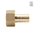Штуцер для присоединения шланга ВР, латунный, 0129-1512, 1/2&amp;quot; x Φ12