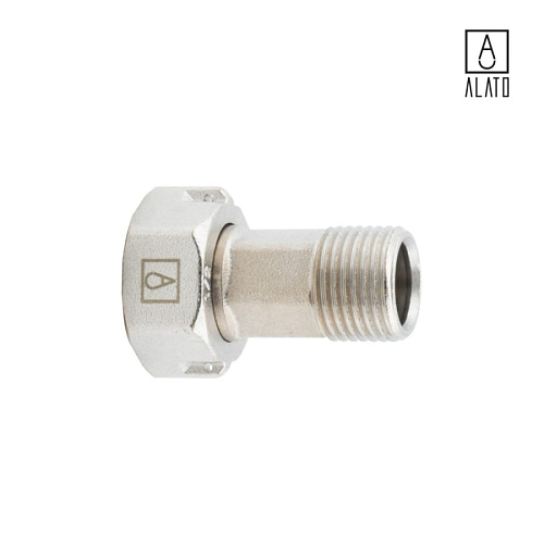 Американка с накидной гайкой НР-ВР, никелированная, 0135-1515, 1/2&amp;quot;  