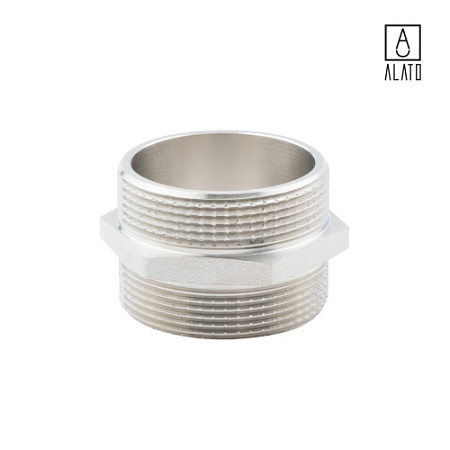 Ниппель НР-НР, никелированный 0103-5050, 2"