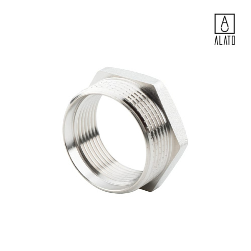 Футорка НР-ВР, никелированная, 0122-4032, 1 1/2&amp;quot; х 1 1/4&amp;quot;