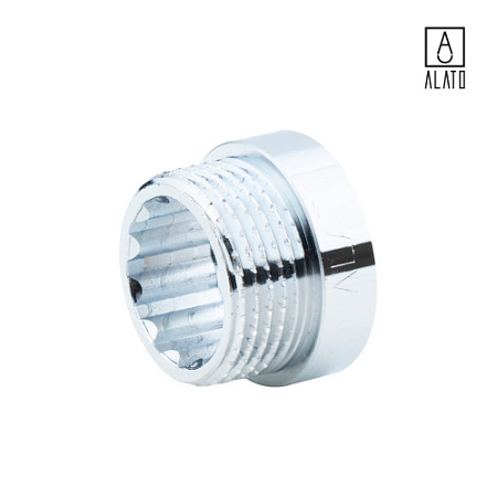 Удлинитель ВР-НР, хромированный, 0125-2510, 1" х 10 мм