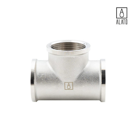 Тройник ВР-ВР-ВР, никелированный, 0111-3232, 1 1/4"