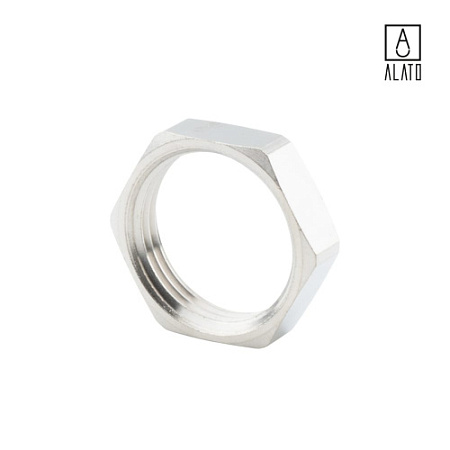 Контргайка ВР, никелированная, 0123-2525, 1" 