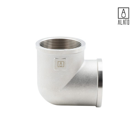 Угольник 90° ВР-ВР, никелированный, 0106-5050, 2"