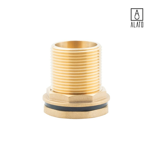 Врезка для резервуара латунная, 0138-3232, 1 1/4&amp;quot; 