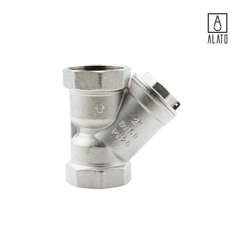 Фильтр косой ВР-ВР, сетчатый, латунный, 0140-5050, 2&amp;quot;