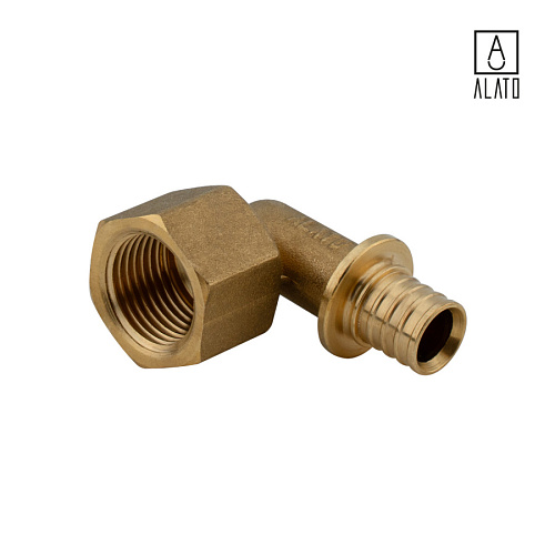 Угольник переходник с внутренней резьбой, 1011-1615, 16 x Rp 1/2&amp;quot;