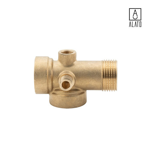 5-ти выводной соединитель латунный, 0139-2508, 1&amp;quot; x 1/4&amp;quot; х 80