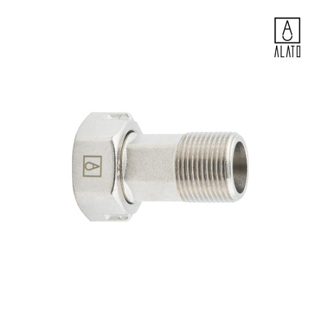 Американка с накидной гайкой НР-ВР, никелированная, 0135-2020, 3/4"  