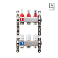 Коллектор с расходомерами ALATO 0301-0003, 1&amp;quot; x 3/4&amp;quot; x 3-вых