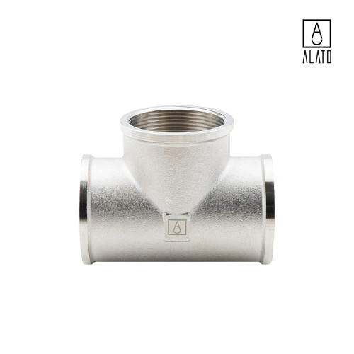 Тройник ВР-ВР-ВР, никелированный, 0111-5050, 2&amp;quot;