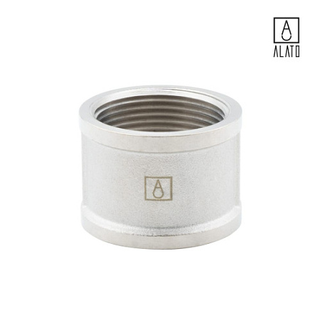 Муфта ВР-ВР, никелированная 0101-3232, 1 1/4"