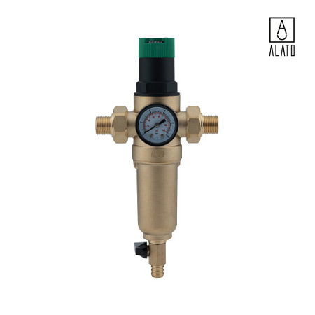 Фильтр со встроенным редуктором давления для горячей воды, 0806-1515, 1/2"