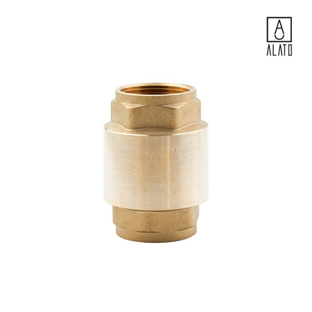 Клапан обратный ВР-ВР, пружинный, с латунным седлом 0141-3232, 1 1/4"  