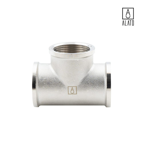 Тройник ВР-ВР-ВР, никелированный, 0111-3232, 1 1/4&amp;quot;