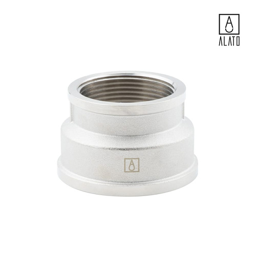 Муфта переходная ВР-ВР, никелированная 0102-5040, 2&amp;quot; х 1 1/2&amp;quot;