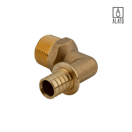 Угольник переходник с наружной резьбой, 1010-2020, 20 x R 3/4"