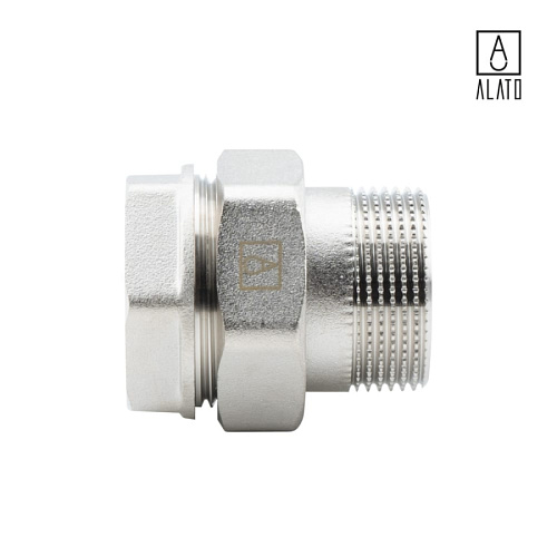 Американка прямая ВР-НР, никелированная, 0131-3232, 1 1/4&amp;quot;