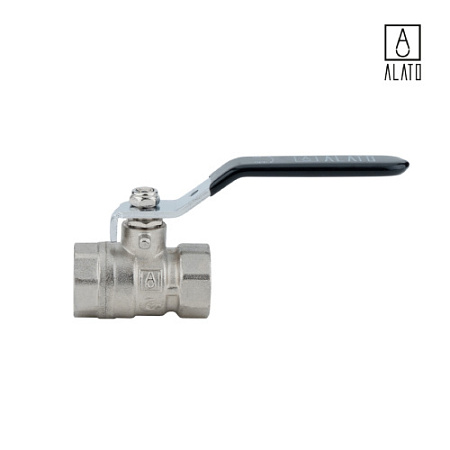 Кран шаровой, неполнопроходной, ВР/ВР, ручка рычаг 0202-1515, 1/2" x 1/2"