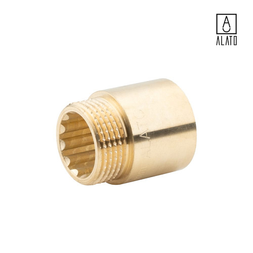 Удлинитель ВР-НР, латунный, 0124-2530, 1&amp;quot; х 30 мм