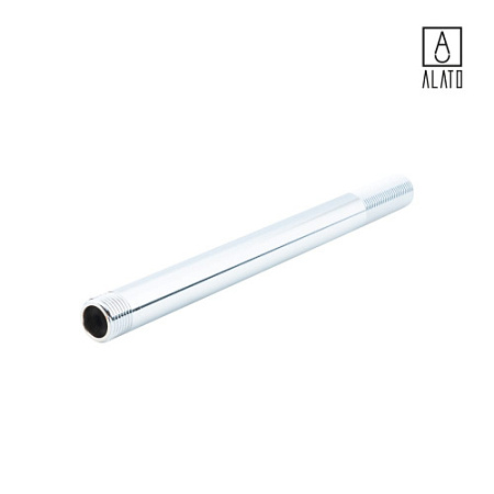 Неразъемный сгон НР-НР, хромированный, 0127-1525, 1/2" х 250 мм