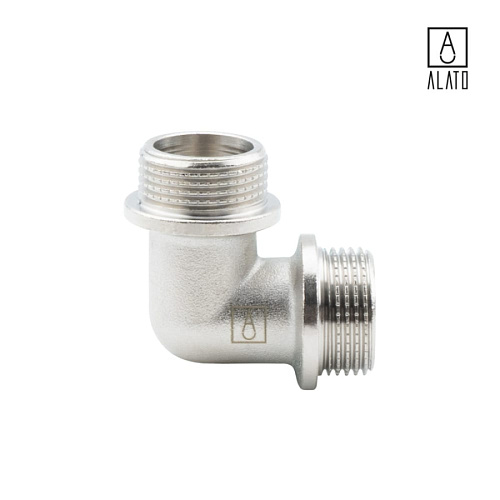 Угольник 90° НР-НР, никелированный, 0109-2020, 3/4&amp;quot; 