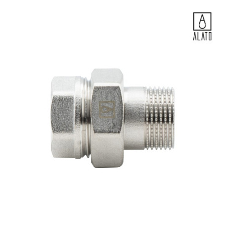 Американка прямая ВР-НР, никелированная, 0131-2020, 3/4" 