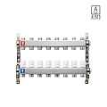 Коллектор без расходомеров ALATO 0302-0008, 1&amp;quot; x 3/4&amp;quot; x 8-вых