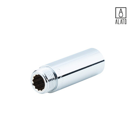 Удлинитель ВР-НР, хромированный, 0125-1560, 1/2" х 60 мм