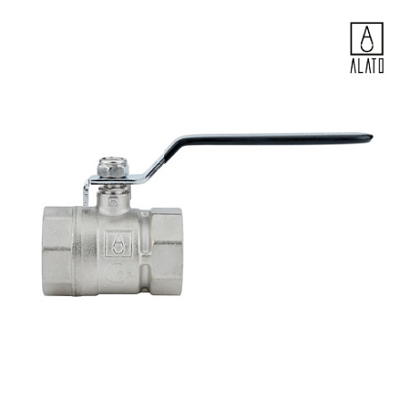 Кран шаровой, неполнопроходной, ВР/ВР, ручка рычаг 0202-4040, 1 1/2" x 1 1/2"