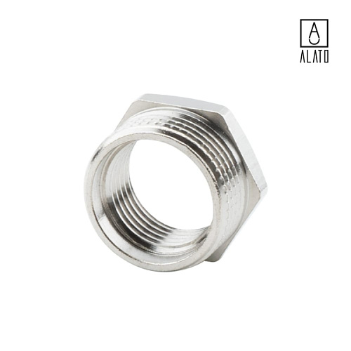 Футорка НР-ВР, никелированная, 0122-2015, 3/4&amp;quot; х 1/2&amp;quot;