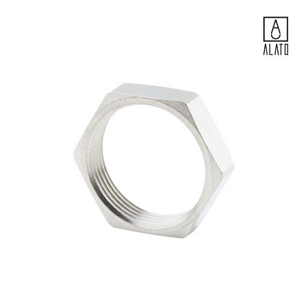 Контргайка ВР, никелированная, 0123-3232, 1 1/4"