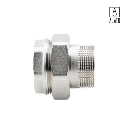 Американка прямая ВР-НР, никелированная, 0131-4040, 1 1/2"