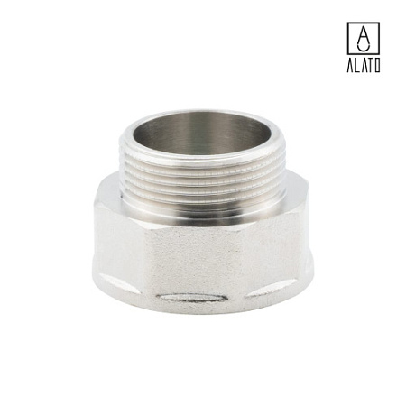 Переходник ВР-НР, никелированный, 0105-4032, 1 1/2" х 1 1/4"