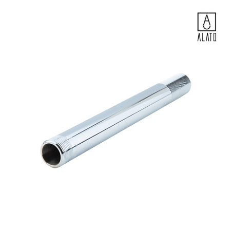 Неразъемный сгон НР-НР, хромированный, 0127-2025, 3/4" х 250 мм