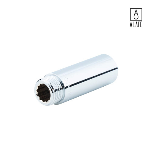 Удлинитель ВР-НР, хромированный, 0125-1560, 1/2&amp;quot; х 60 мм