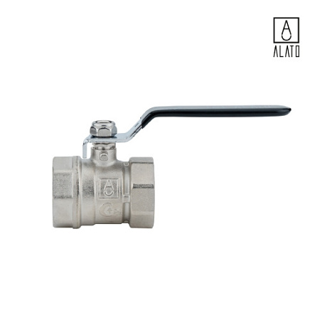 Кран шаровой, неполнопроходной, ВР/ВР, ручка рычаг 0202-3232, 1 1/4" x 1 1/4"